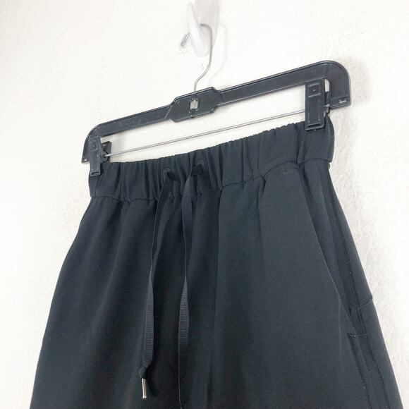 Lululemon On The Fly Skirt Size 4 Black High Rise Modest Workout Quiet Luxury - Picture 6 of 12